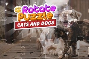 Rotate Puzzle - Cats and Dogs